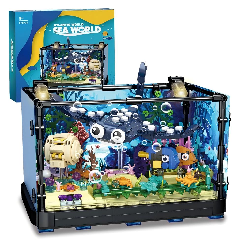 Marine Aquarium Cube - Set de Construcción de Acuario -