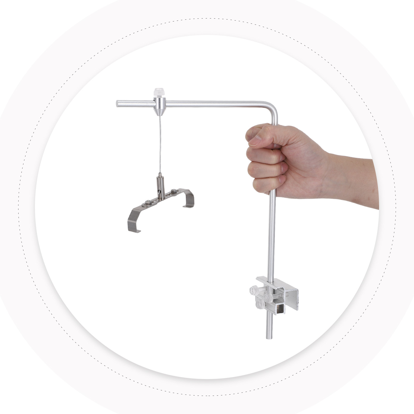 Aquarium Marine Lights - 1 par de soportes ajustables para