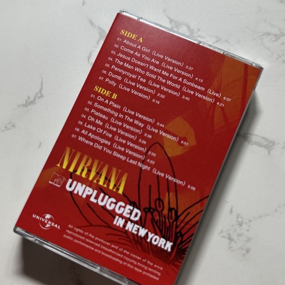 Cassette Nuevo Sellado, Nirvan - Live Rock reseña y precio