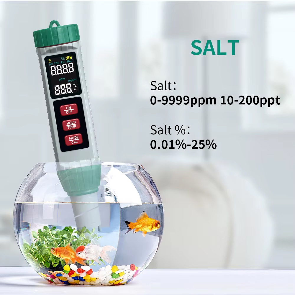 Medidor de PH digital LCD 5 en - Saltwater Tank reseña y precio