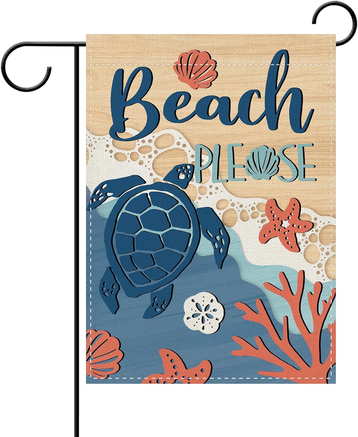Bandera Decorativa de Playa de - Marine Coral reseña y precio