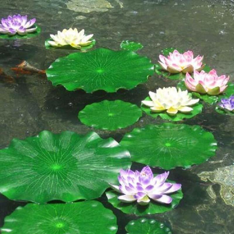 Hojas de Loto Artificiales 202 - Marine Fish Tank reseña y precio