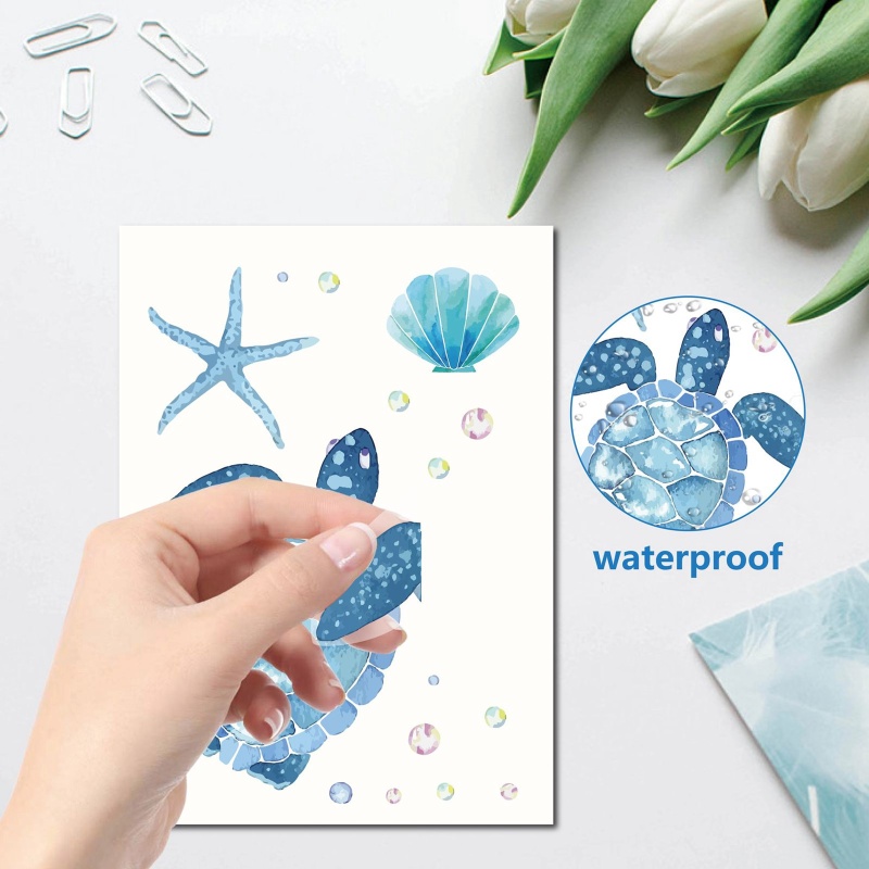 Calcomanías de ventana de Vida - Marine Coral reseña y precio