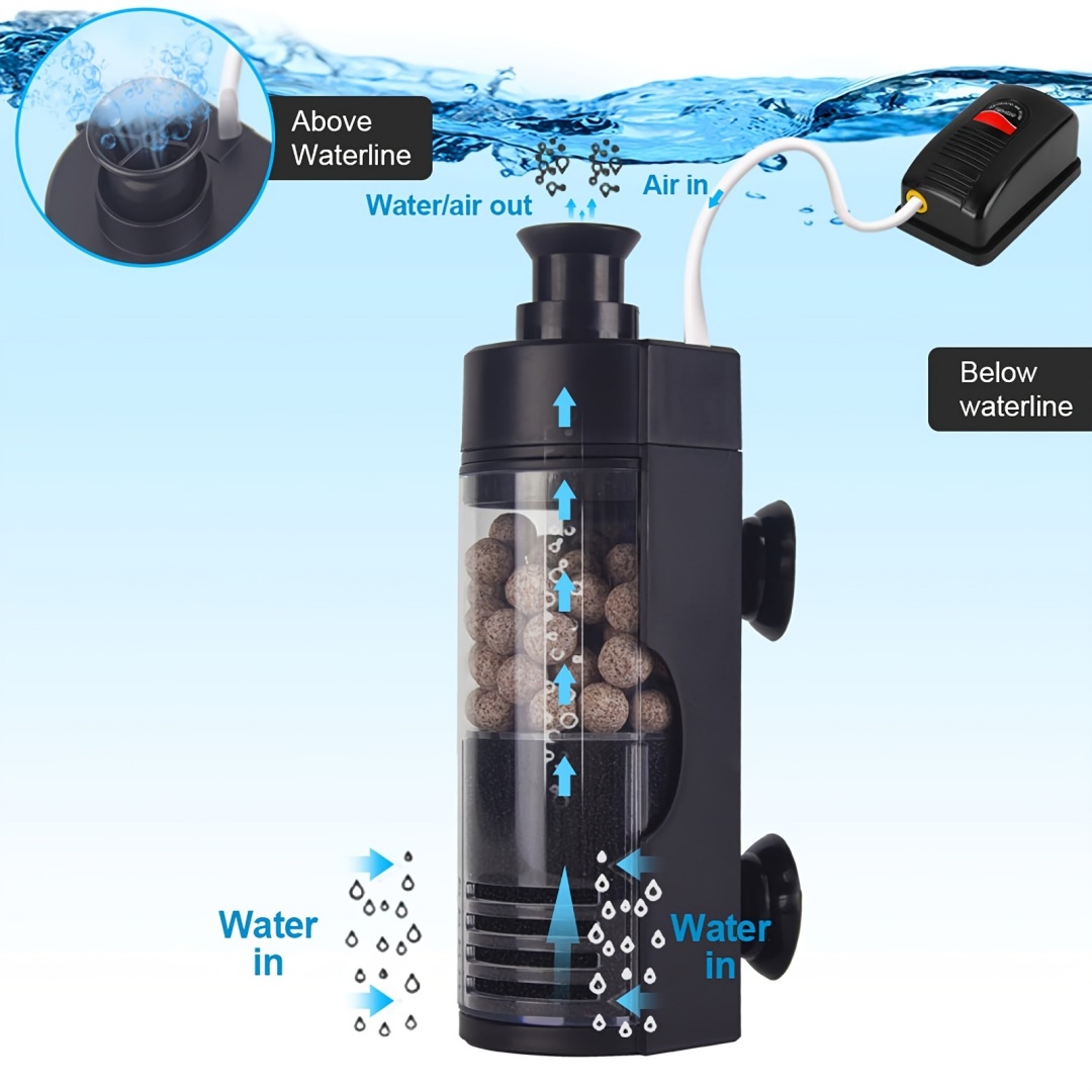 Filtro de esponja biolimpiante - Reef Tank Filter reseña y precio