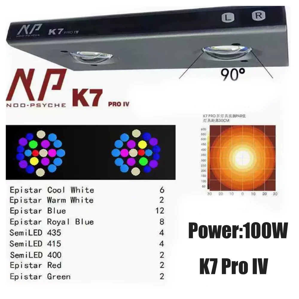 Lámpara LED para acuario de ag - Saltwater Tank reseña y precio