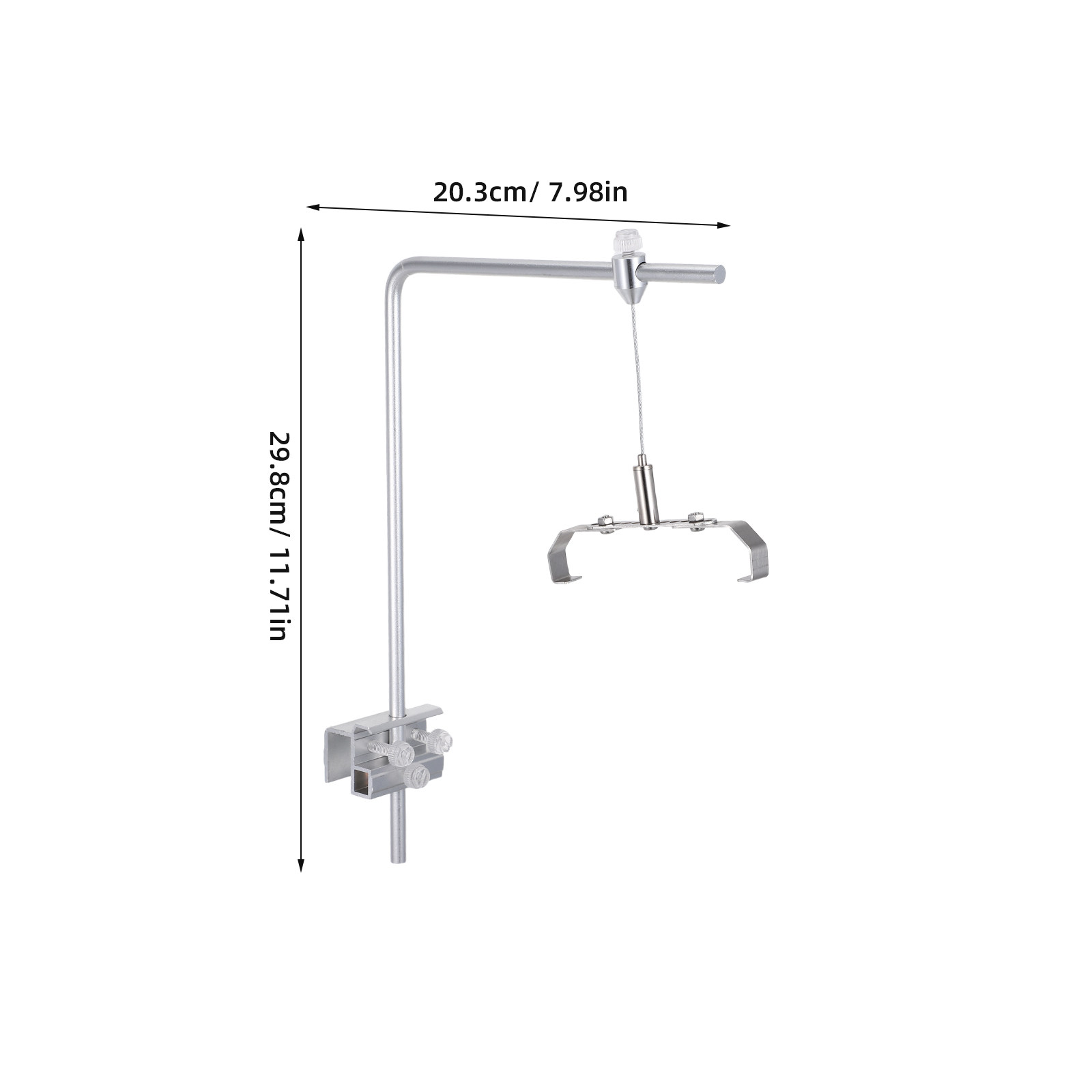 1 par de soportes ajustables p - Aquarium Marine Lights reseña y precio