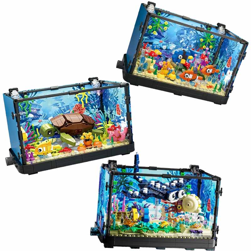 Juego de bloques de construcci - Marine Aquarium Cube reseña y precio