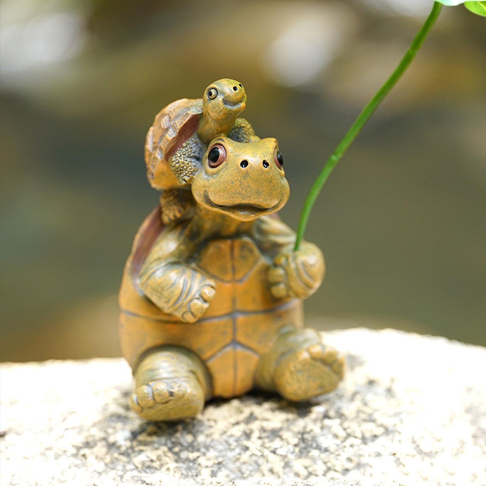 Figura de tortuga para decorac - Marine Fish Tank reseña y precio