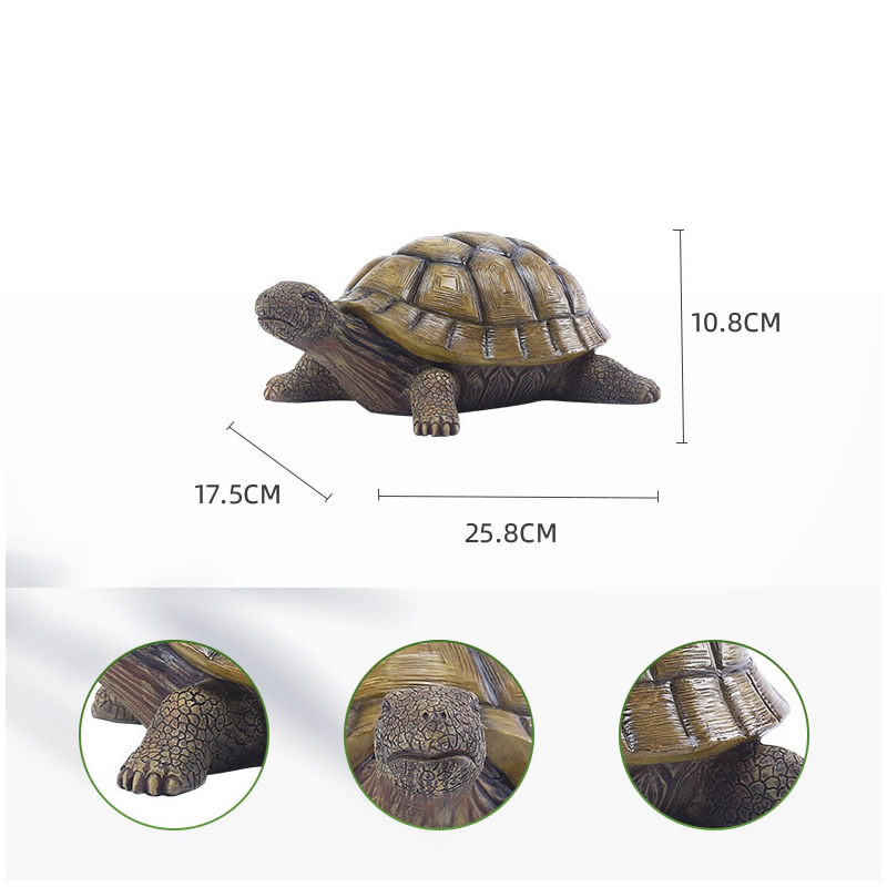 Tortuga decorativa de resina p - Marine Fish Tank reseña y precio